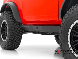 Ford Bronco Side Steps - Rock Sliders - 2 Door - Rough Country - Heavy Duty Ford Bronco Side Steps - Rock Sliders - 2 Door - Rough Country - Heavy Duty